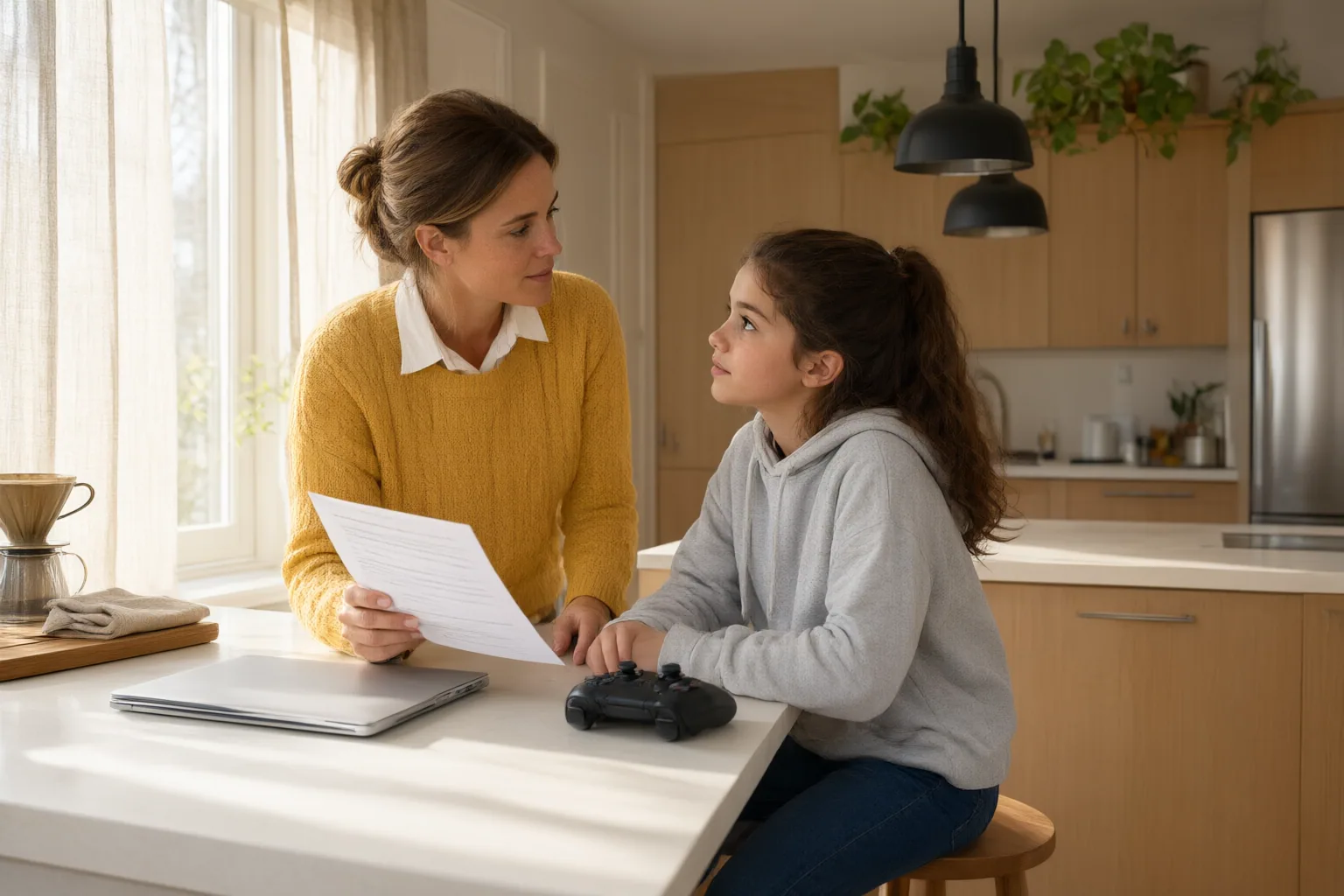 Editorial scene showing practical next steps for What Parents Should Teach Children About Unwanted Contact in Online Games